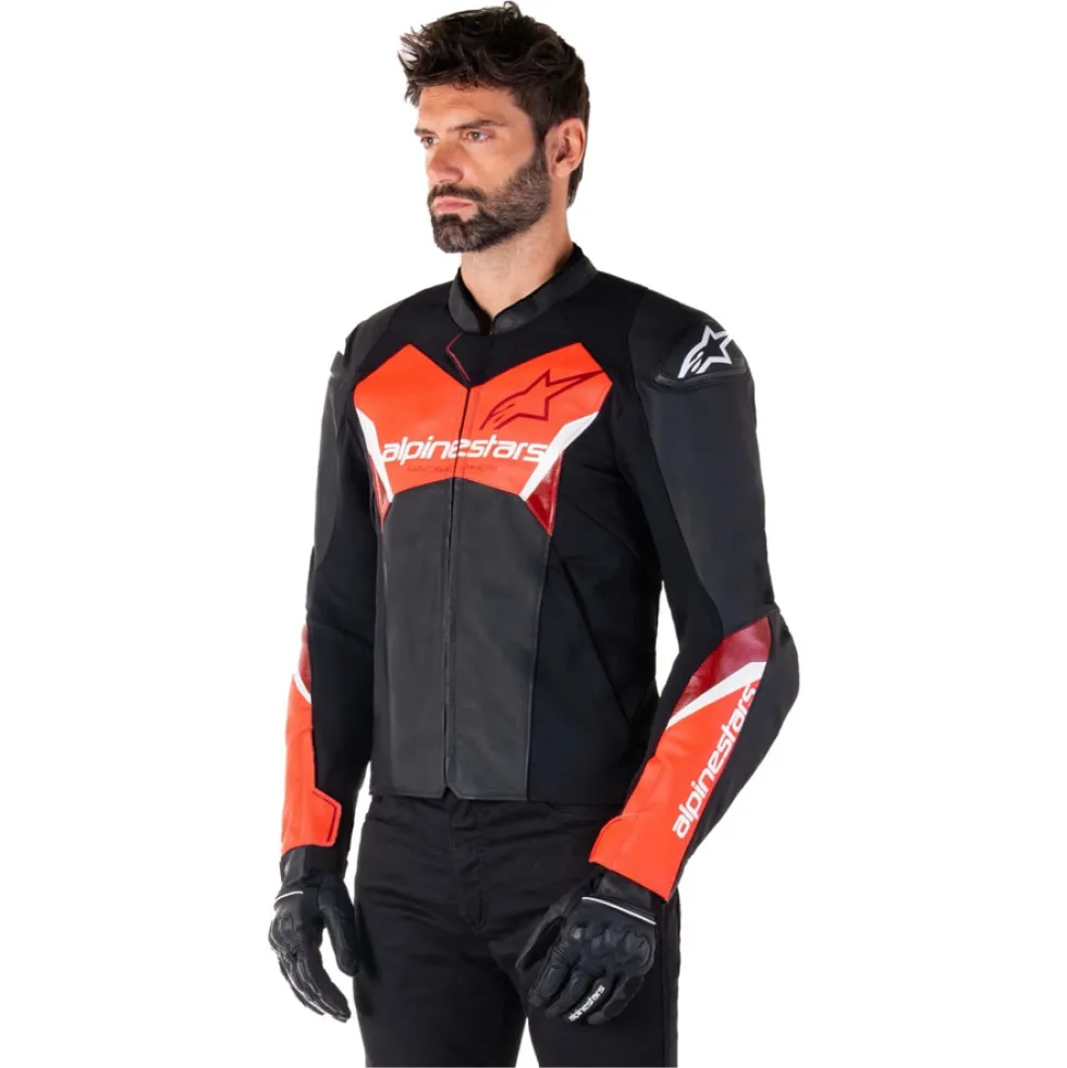 Alpinestars Faster V3 Airflow Leren Motorjas