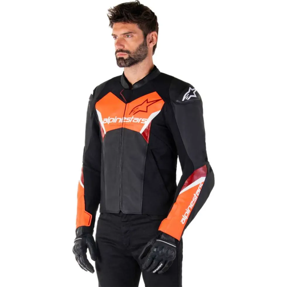 Alpinestars Faster V3 Leren Motorjas
