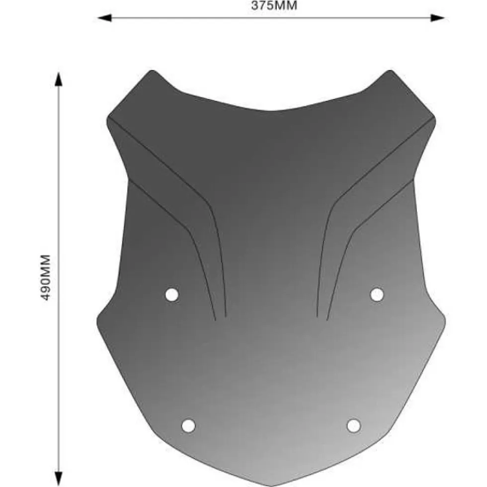 Barracuda Aerosport BMW R 1250gs Sports Screen