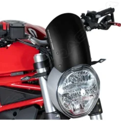 Barracuda Classic Aluminium Ducati Monster 797 Windscherm