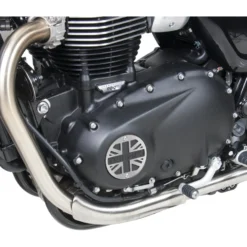 Barracuda Engine Case Covers Silver Triumph Street Twin