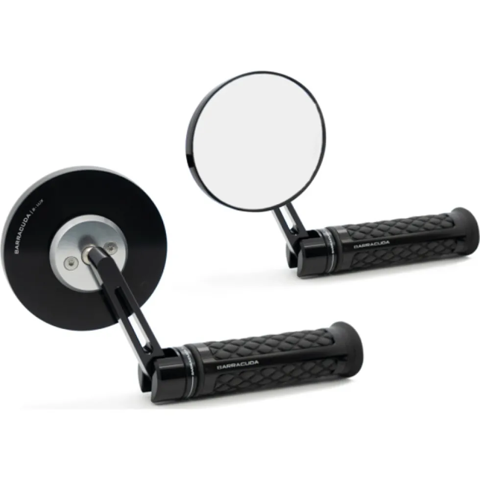 Barracuda Skin-S/Bar End Spiegels (set)
