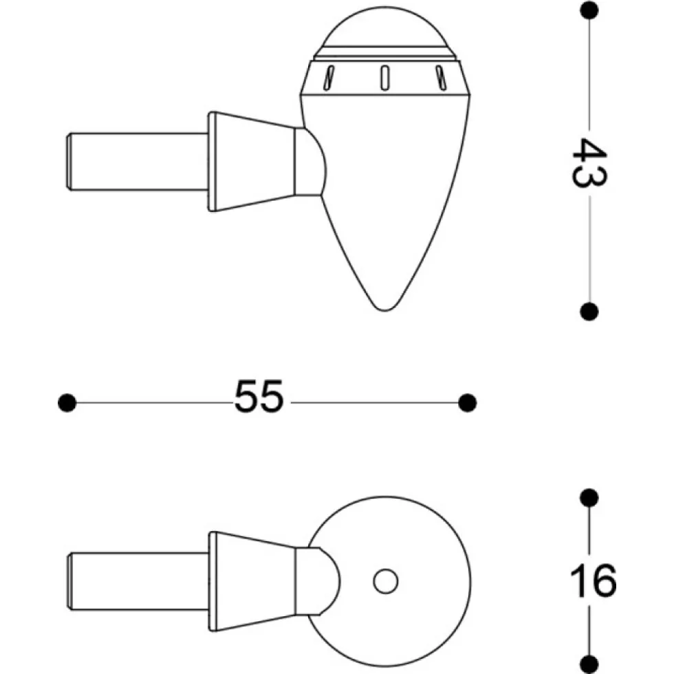 Barracuda S-led 3 B-lux Knipperlichten (set)