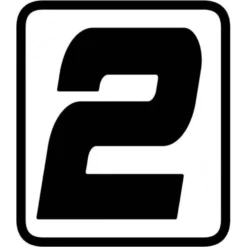 Barracuda Sticker Cijfer -2- (per stuk)