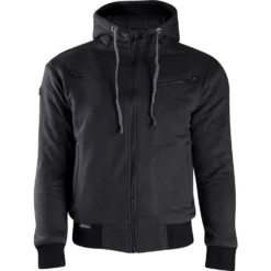 CLAW Mortal Slim Fit Black Motorhoodie