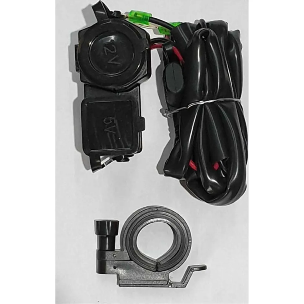 CLAW 12V dubbele usb + sigaretten aansluiting voor stuur