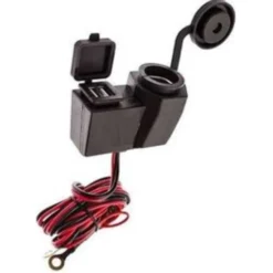 CLAW 12V dubbele usb + sigaretten aansluiting voor stuur
