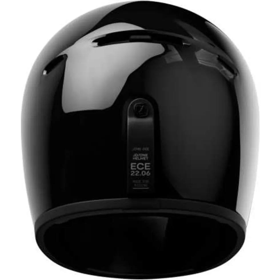 John Doe JD/One Glossy Black Integraalhelm
