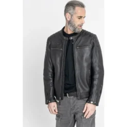 John Doe Leather Jacket Dexter Black