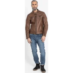 John Doe Storm Tobacco Leren Motorjas