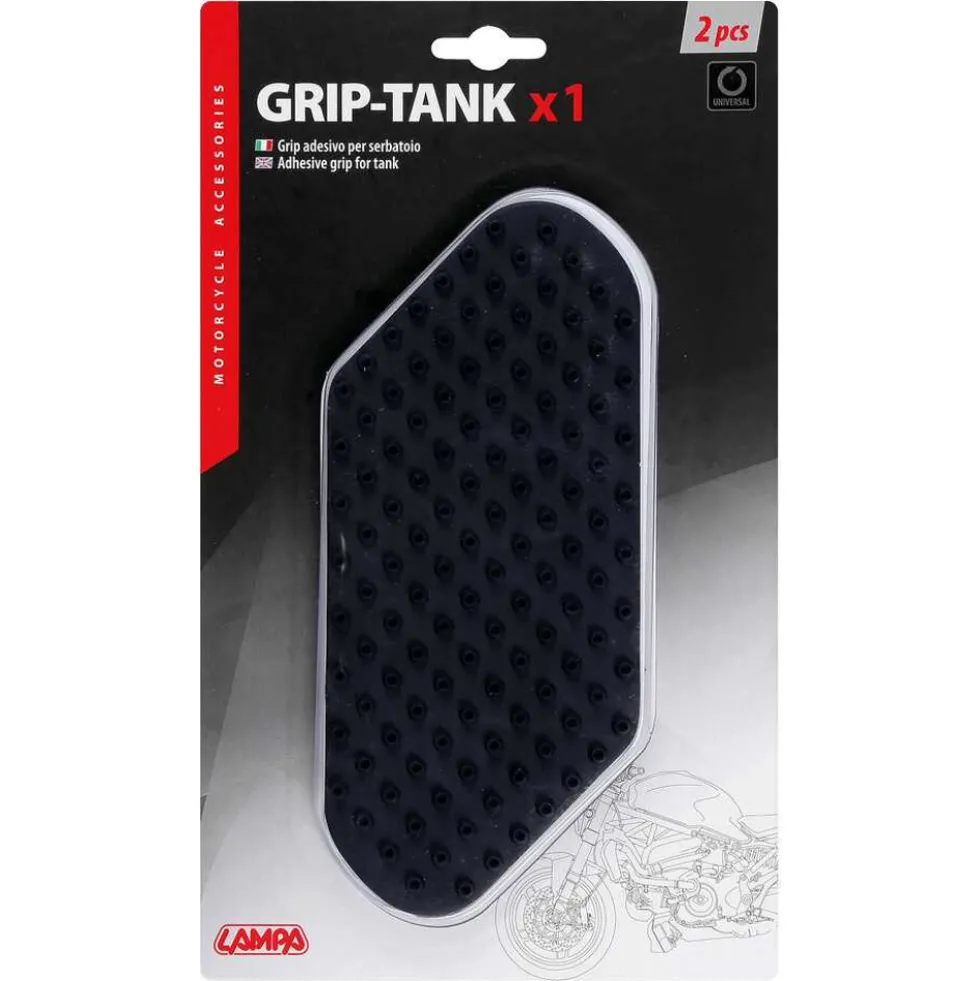 Lampa Grip-Tank X1 Zwart Tankpads
