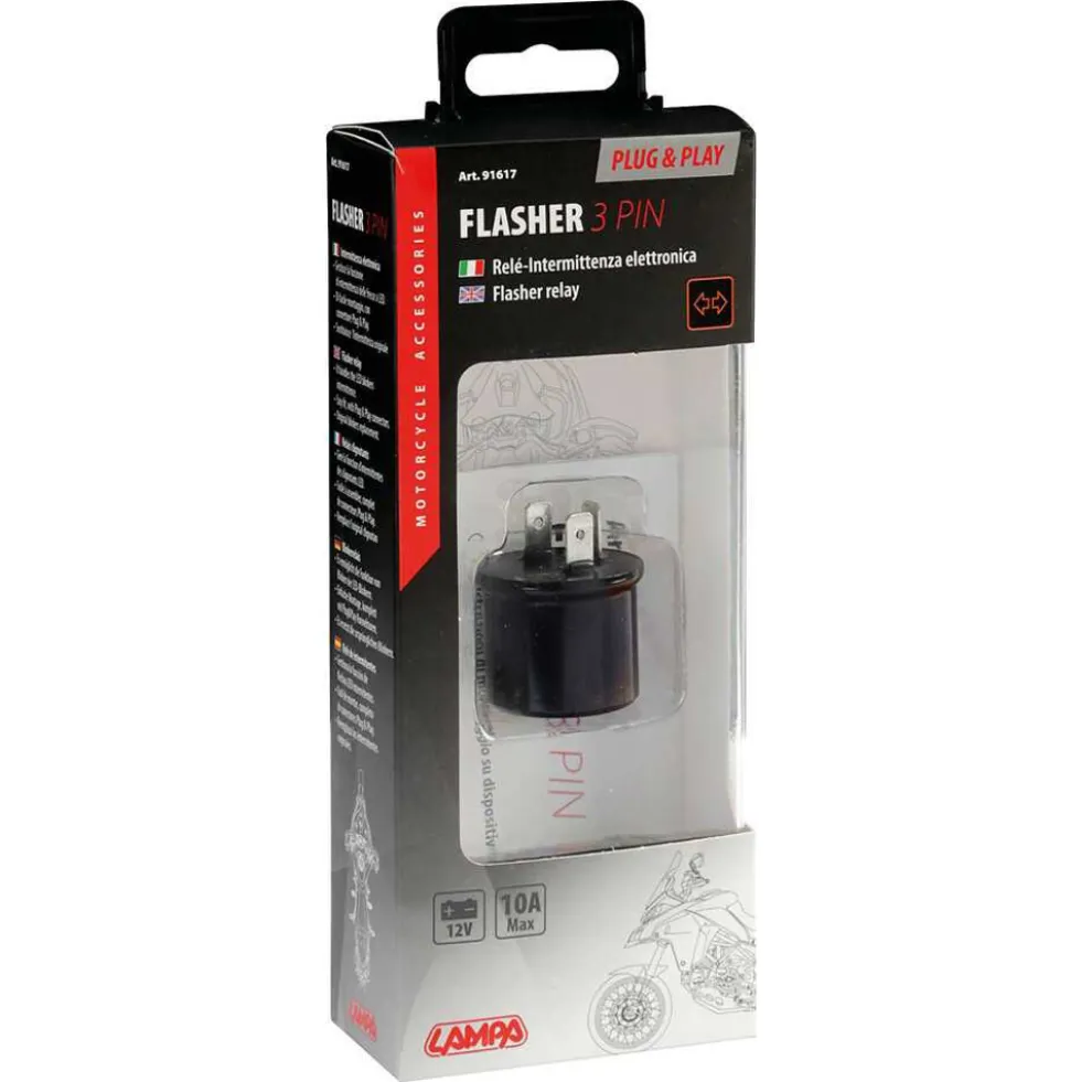 Lampa 3 Pin Flasher Elektronisch Knipperlichtapparaat