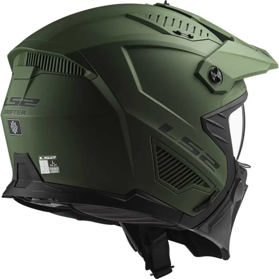 LS2 OF606 Drifter Solid Helm