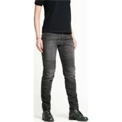 Pando Moto Rosie Devil Plain Dames Motorjeans
