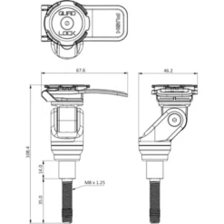 Quad Lock Handlebar Clamp Mount