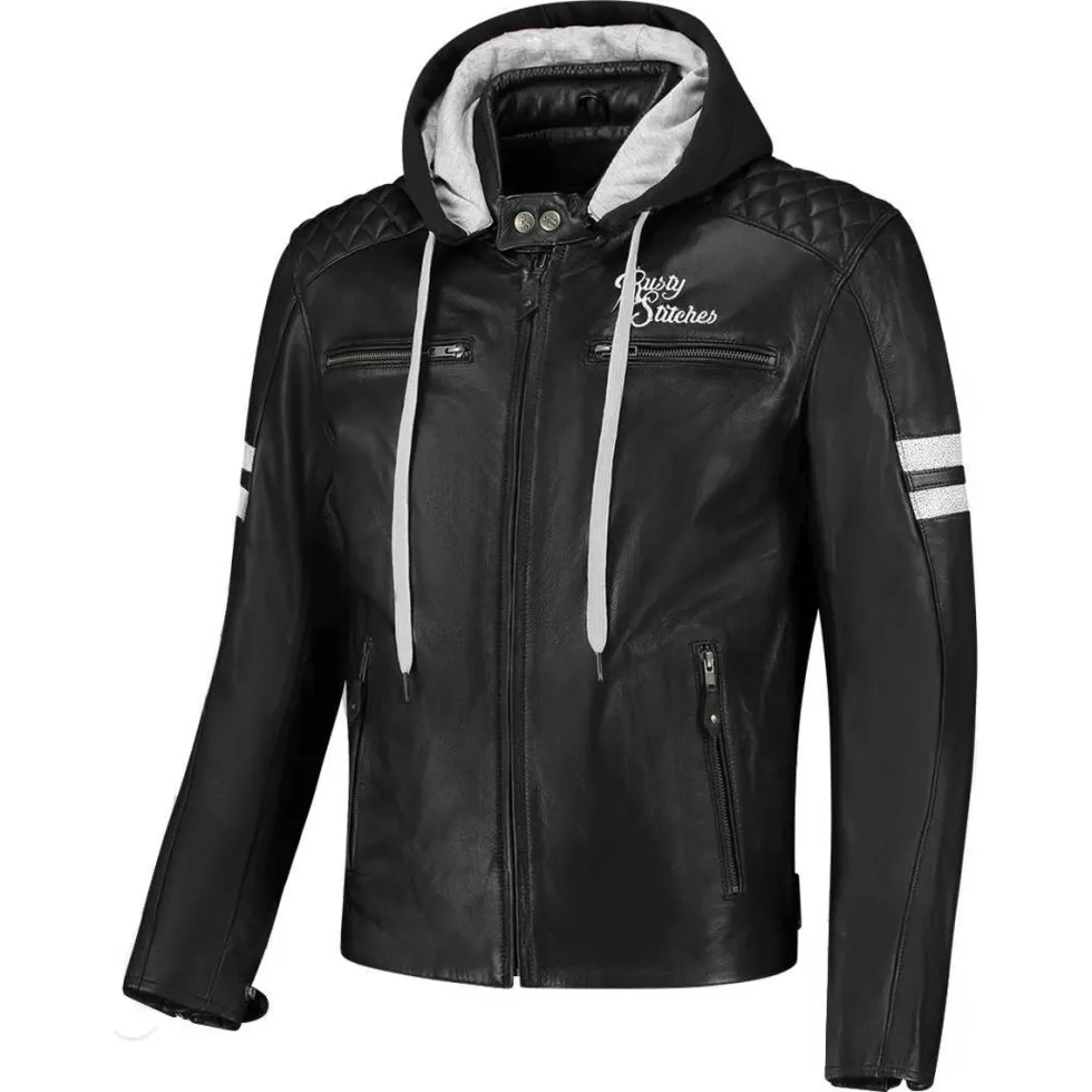 Rusty Stitches Jari Hooded V2 Motorjas