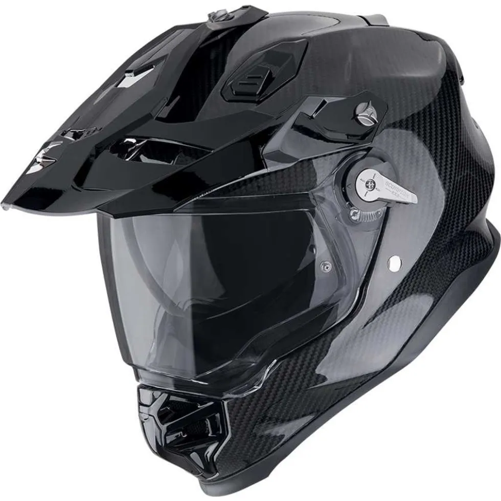 Scorpion ADF-9000 CARBON AIR SOLID Adventure helm
