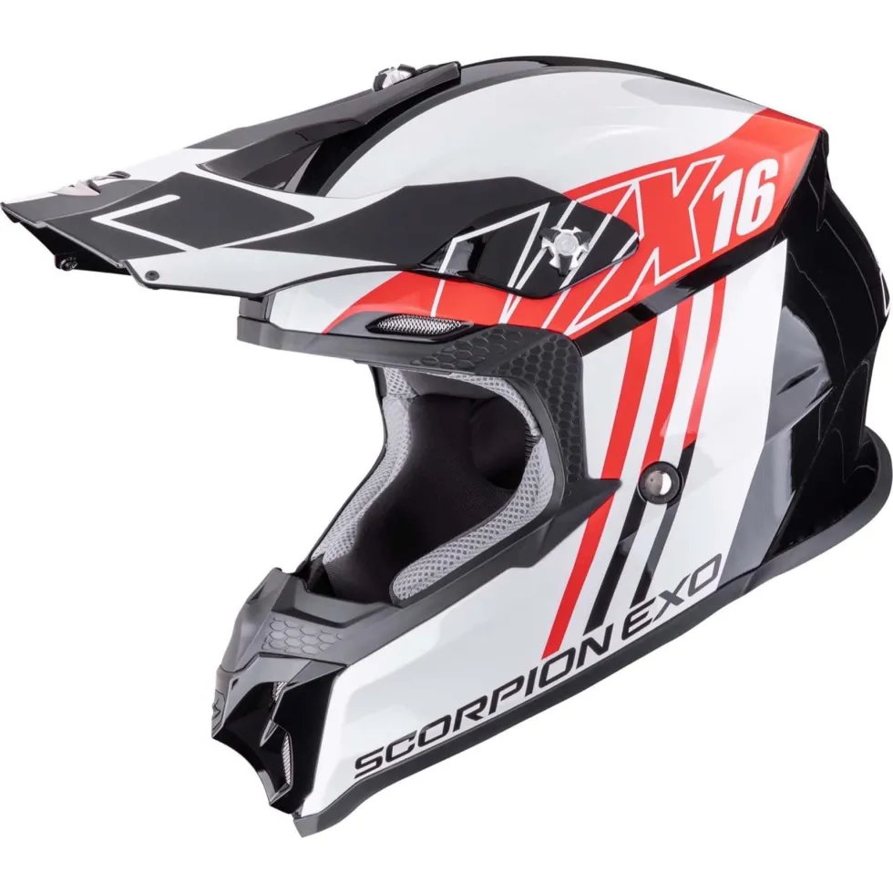 Scorpion VX-16 Evo Air Lignes Crosshelm