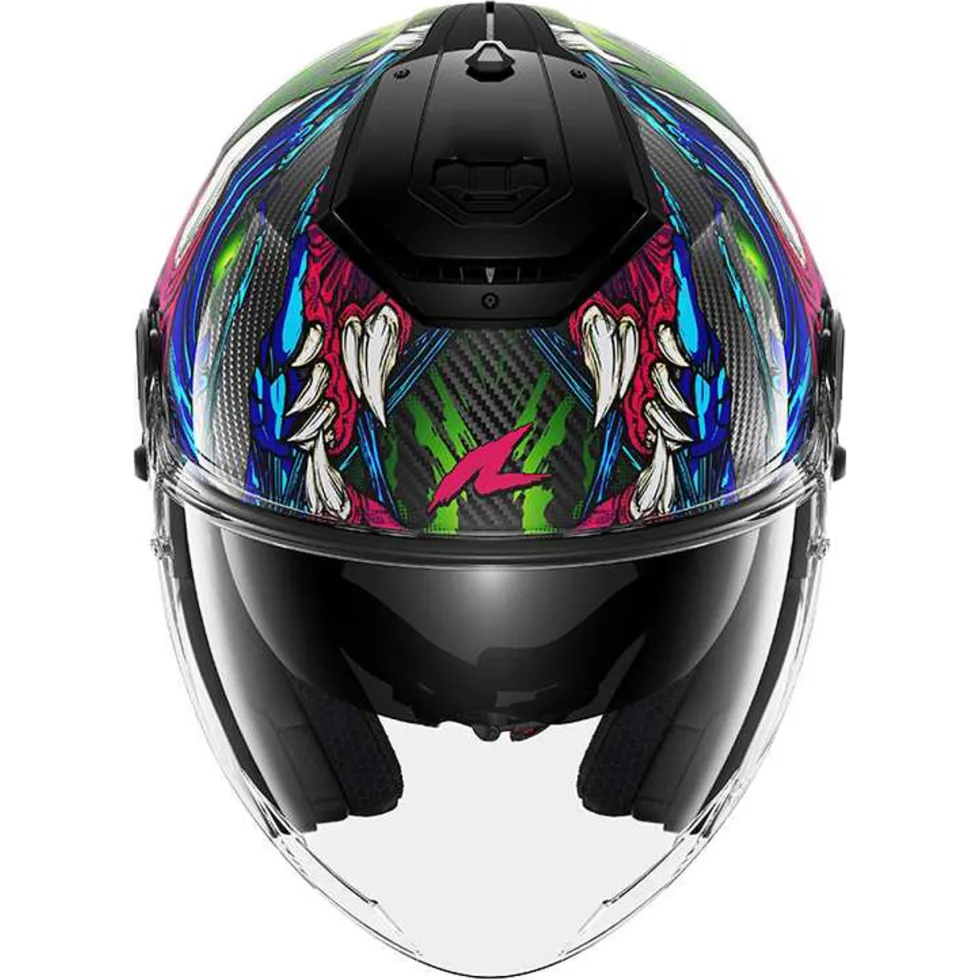 Shark RS Jet Carbon Shaytan Jethelm