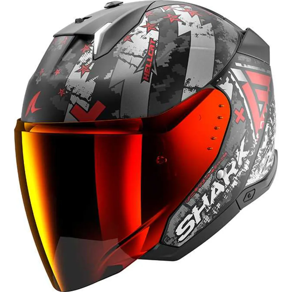 Shark Skwal i3 Jet Hellcat Mat Jethelm