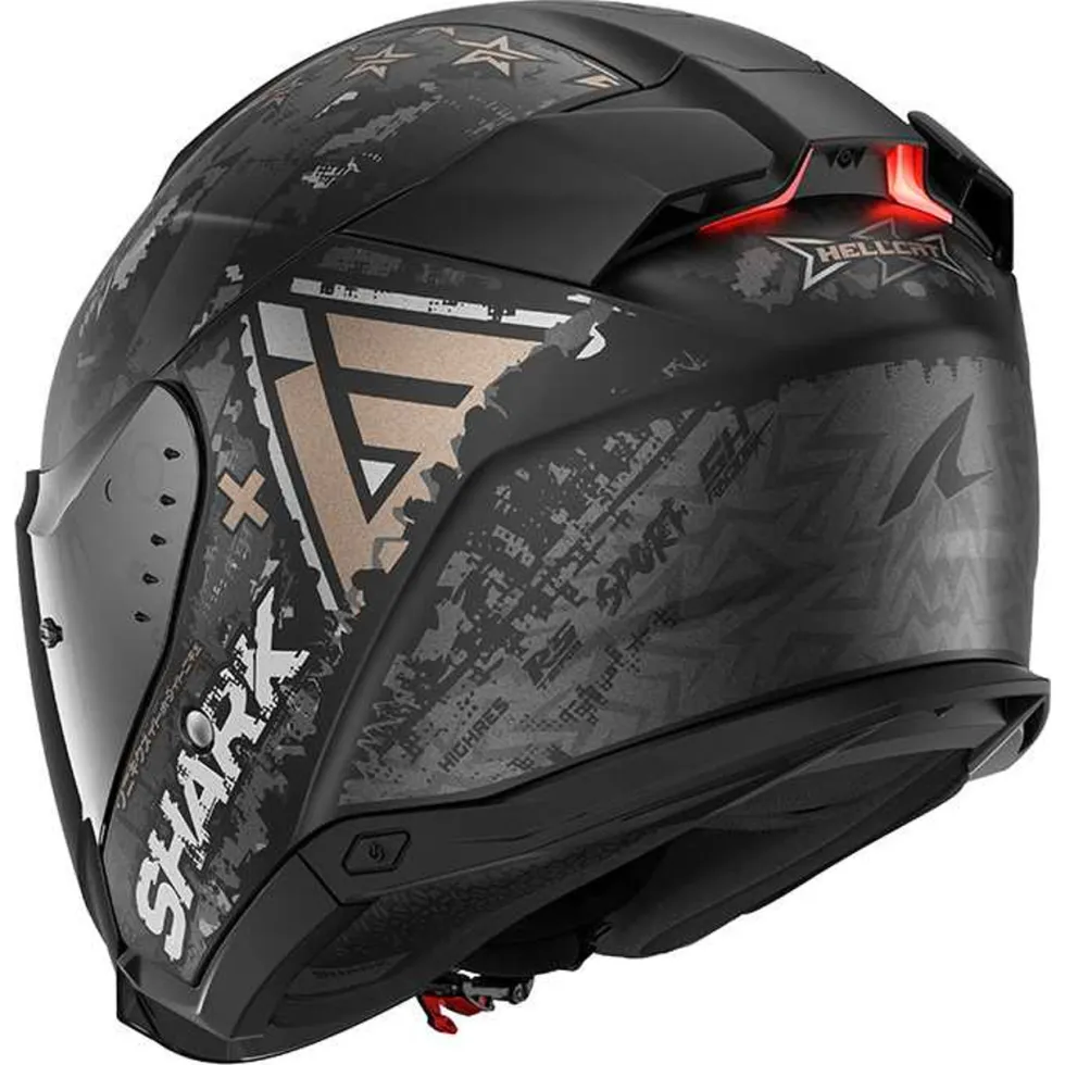 Shark Skwal i3 Jet Hellcat Mat Jethelm