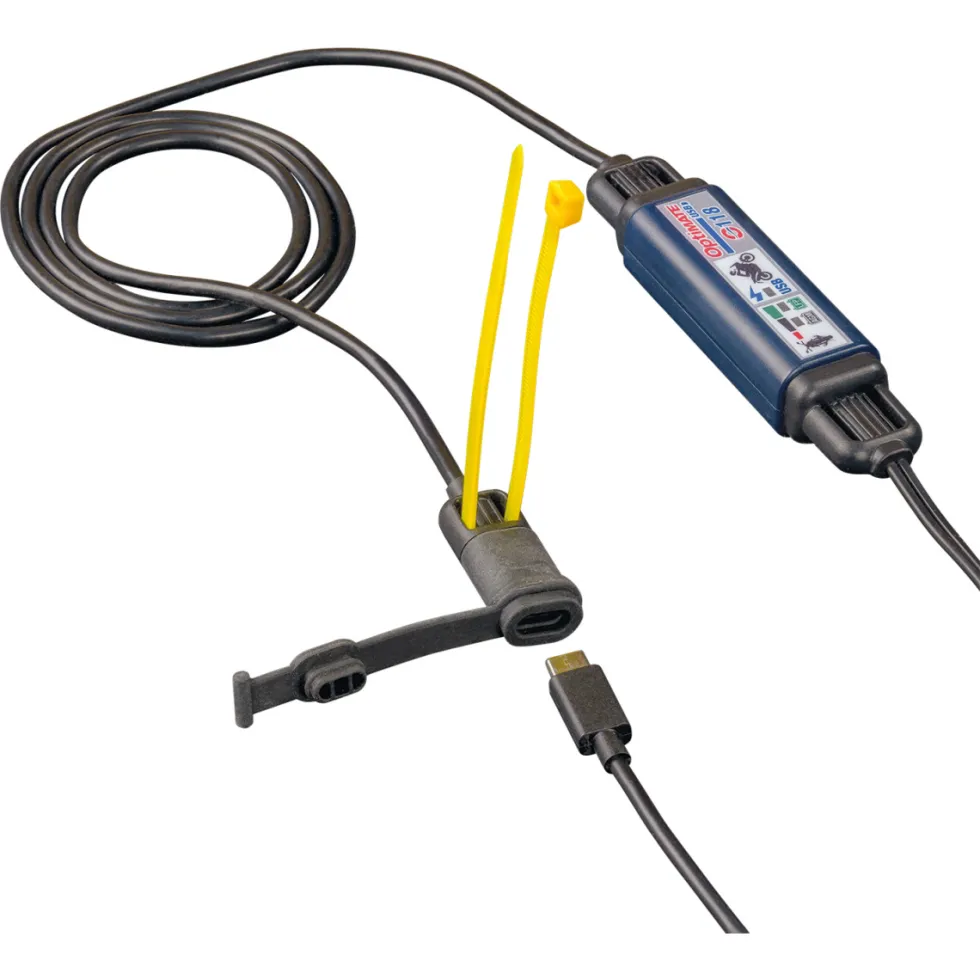 Tecmate Optimate O-118 SAE naar USB-C oplader