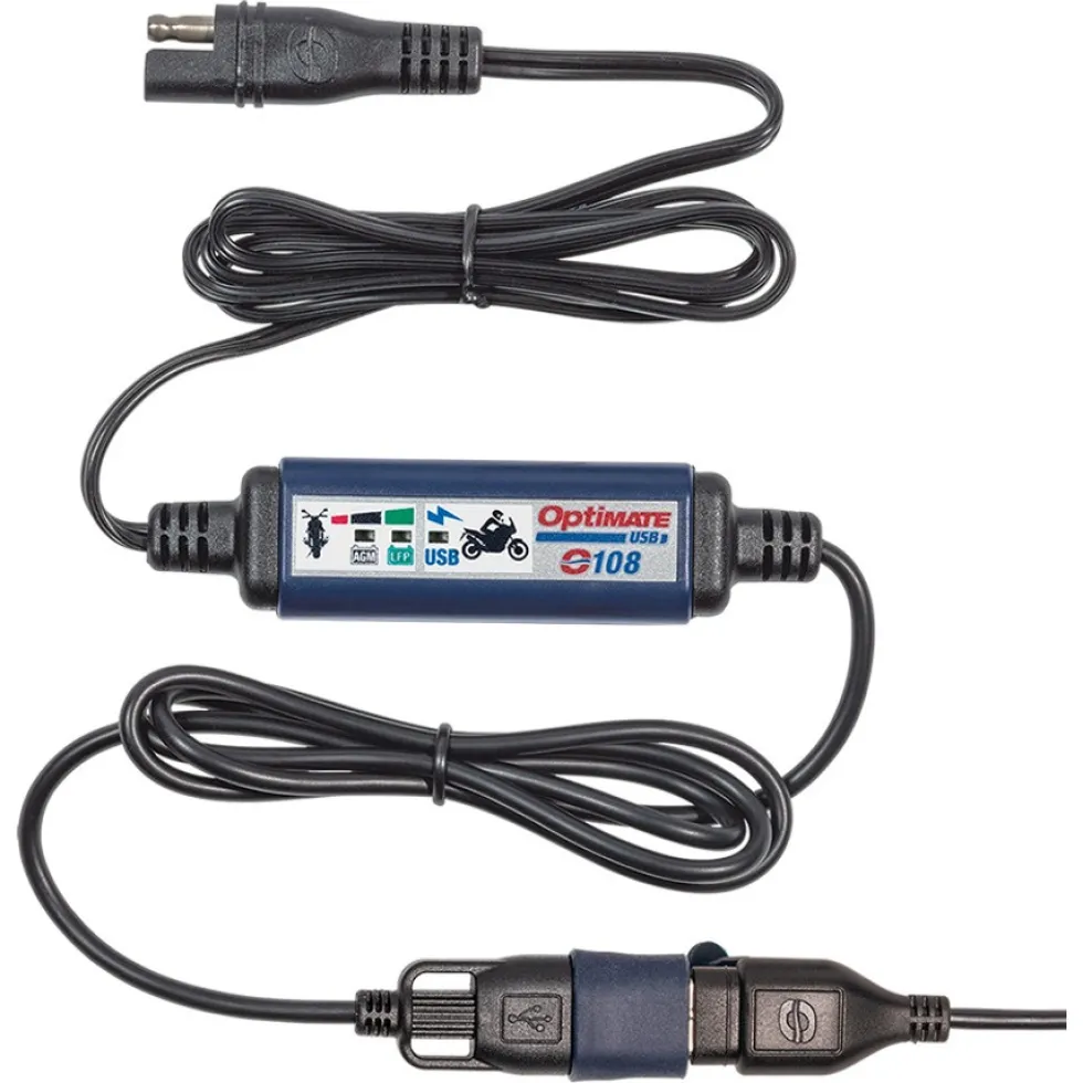 Tecmate Optimate O-108 SAE USB-oplader 3300 mA - 150 cm