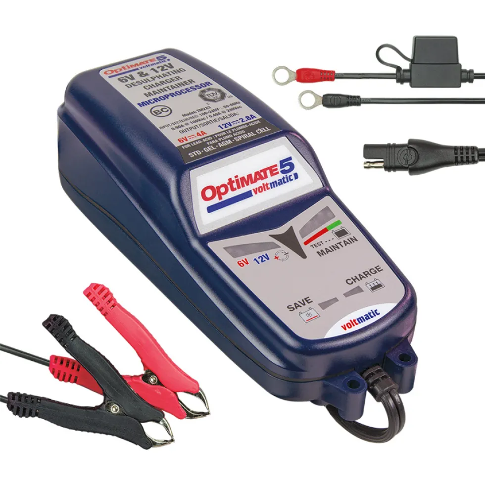 Tecmate Optimate 5 Voltmatic 6V 12V Acculader